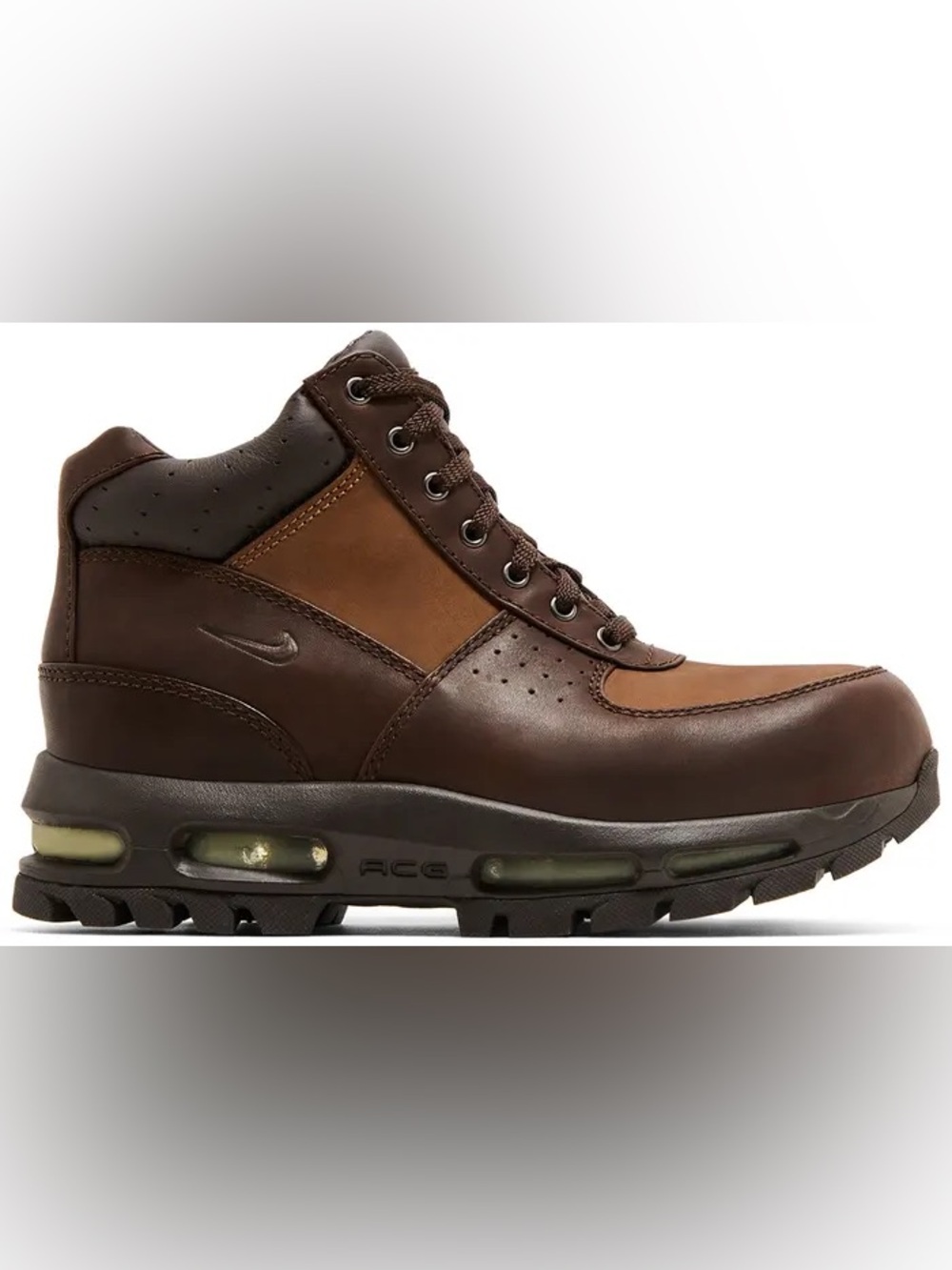 Nike Barbeque Brown Air Max Goadome GS Boots Size 4Y/5.5 Women's